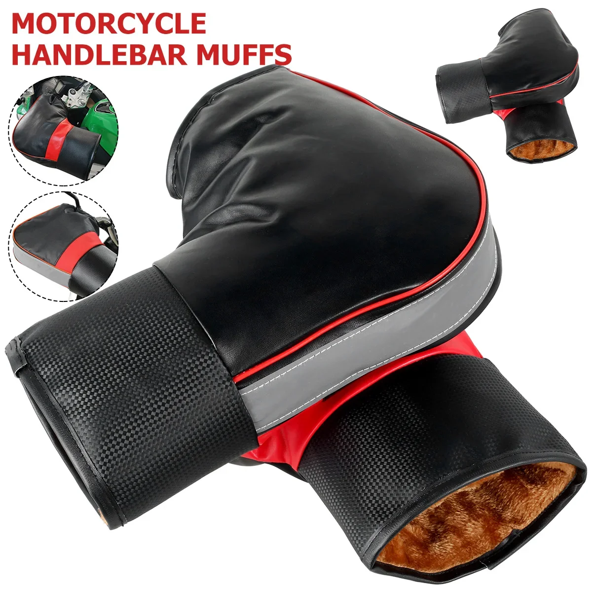 Motorcycle Gear For Winter - 1 paire de housses de guidon