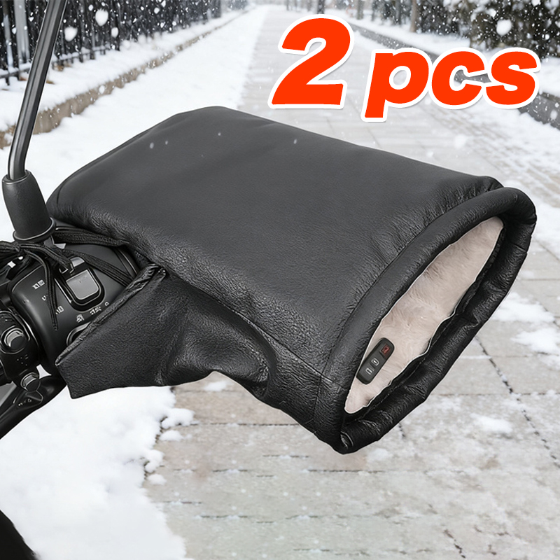 Motorcycle Gear For Winter - Manchons de guidon de moto, mitaines