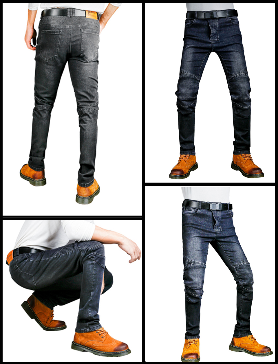 Jean de moto bleu pour hommes, - Motorcycle Gear Blue avis et prix