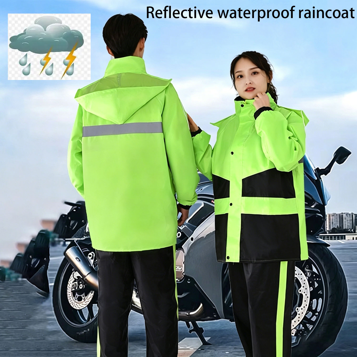 Combinaisons de pluie pour mot - Motorcycle Gear Jacket avis et prix