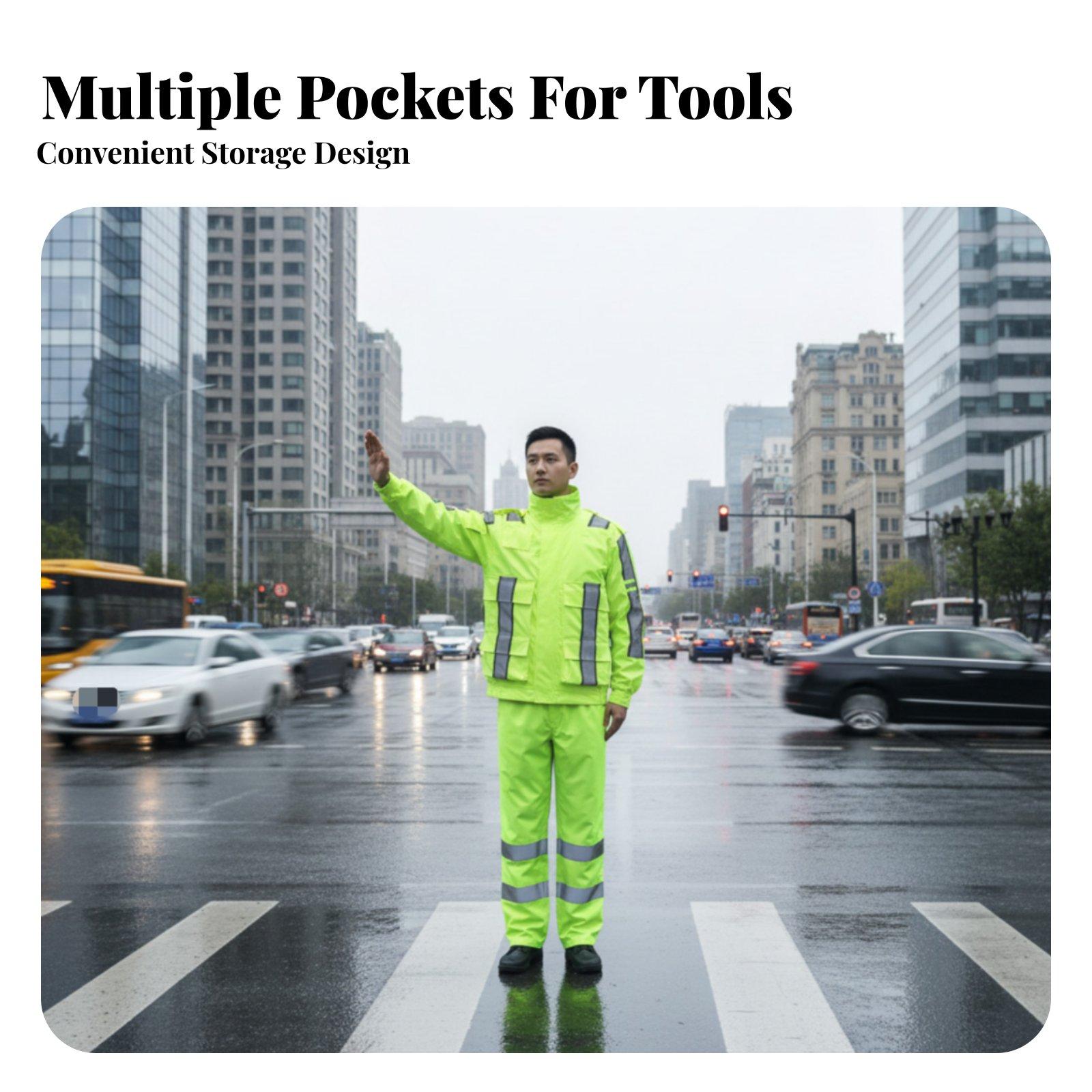 Combinaison de pluie réfléchis - Motorcycle Gear Jacket avis et prix