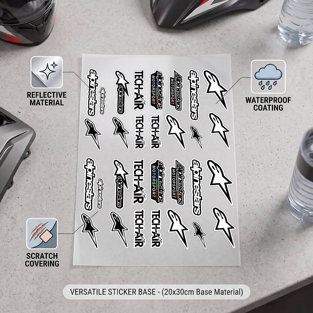 Autocollant réfléchissant impe - Motorcycle Gear Alpine avis et prix