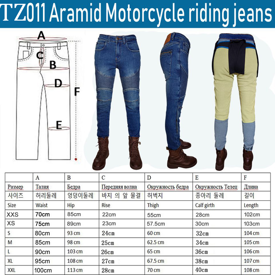 Jeans de moto pour femmes, pan - Motorcycle Gear Blue avis et prix