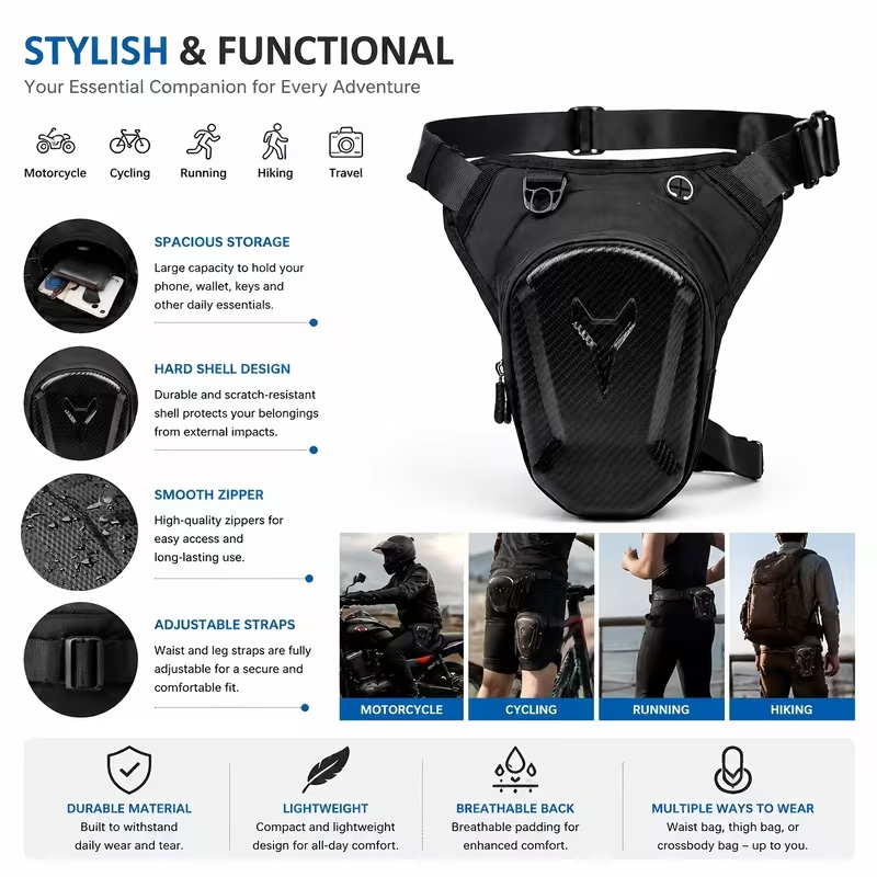 Sacoche de cuisse imperméable  - Motorcycle Gear Companies avis et prix