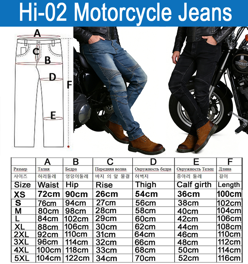 Jeans de moto pour hommes, pan - Motorcycle Gear Blue avis et prix